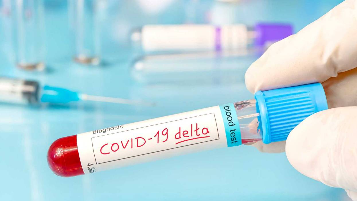 Delta variant stock photo.