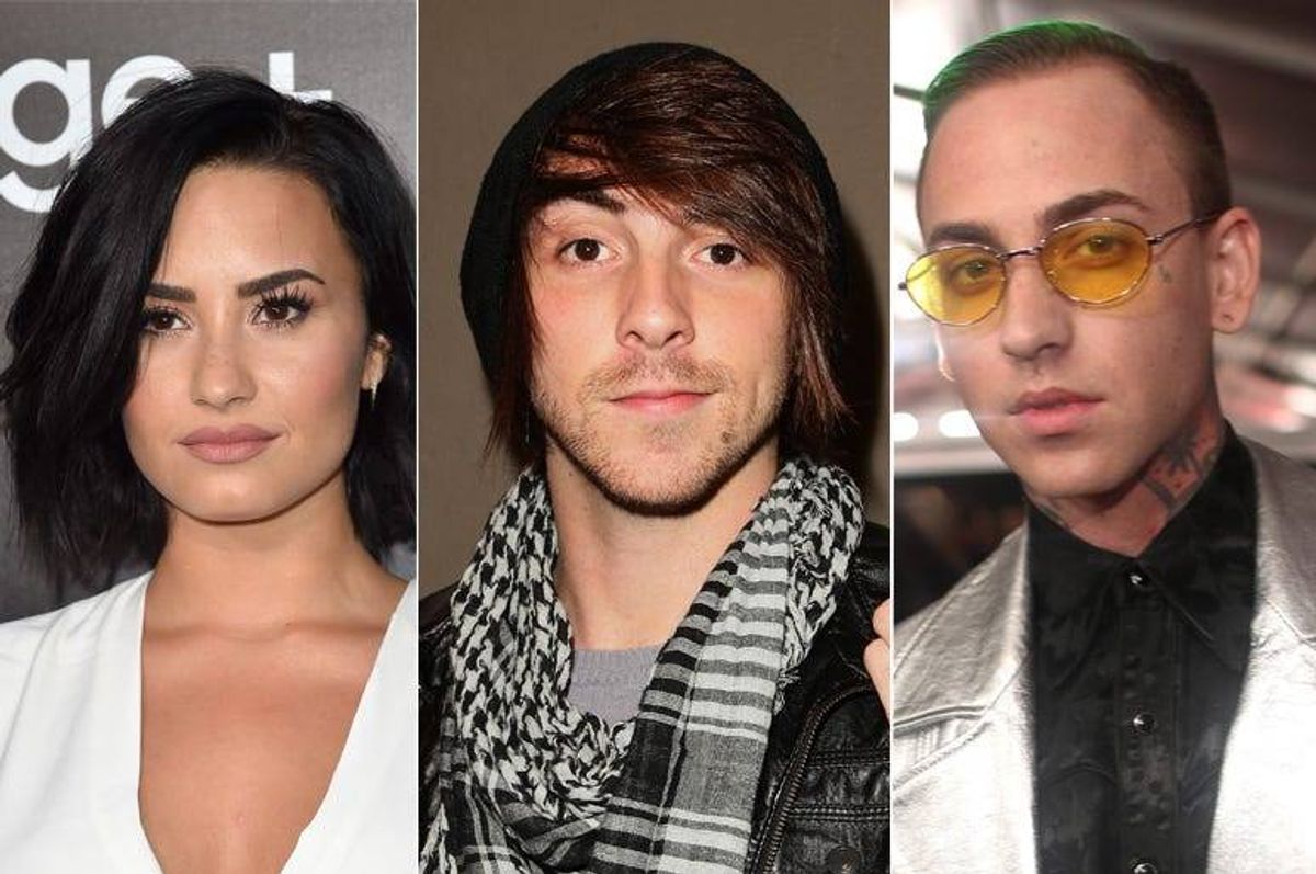 Demi Lovato, Alex Gaskarth, Blackbear