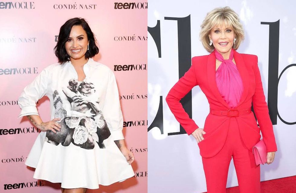 Jane Fonda offers Demi Lovato a hug after revealing why they are living their truth