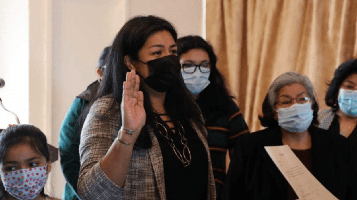 Democratic Committee members on the Southwest Side selected Angelica Guerrero-Cuellar to be the 22nd District Representative.