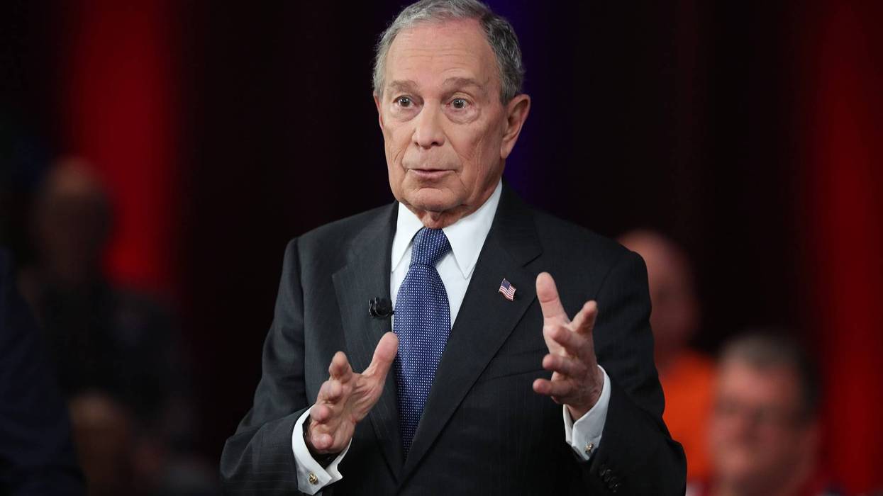 Democratic presidential candidate and former New York City Major Mike Bloomberg campaigns ahead of Super Tuesday
