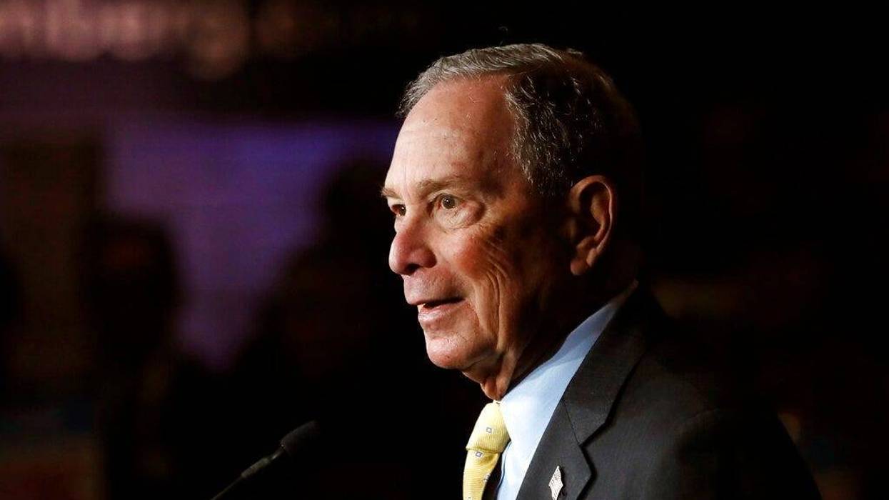Democratic presidential candidate and former New York City Mayor Michael Bloomberg talks to supporters, in Detroit. Bloomberg won the votes of New Hampshire's Dixville Notch community, hanging onto its tradition of being among the first to cast ballots in
