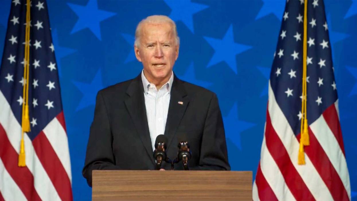 Democratic presidential candidate Joe Biden