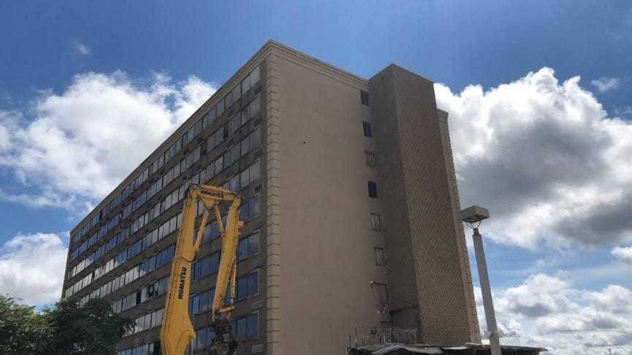 Demolition begins of Petersburg Ramada Hotel