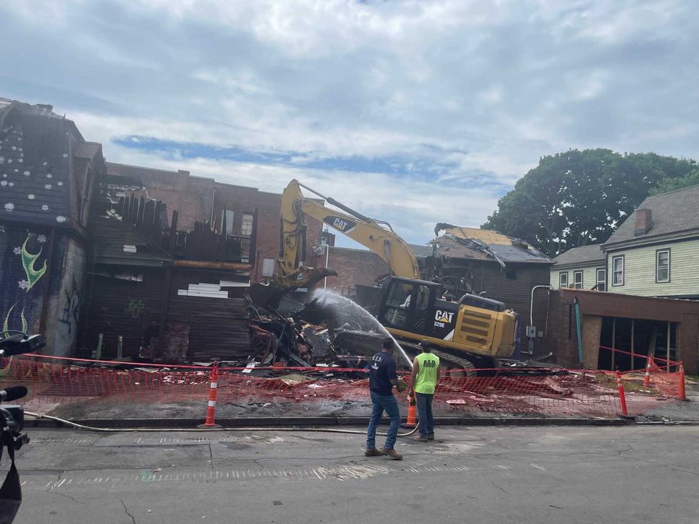 Demolition of The Old Pink in Buffalo