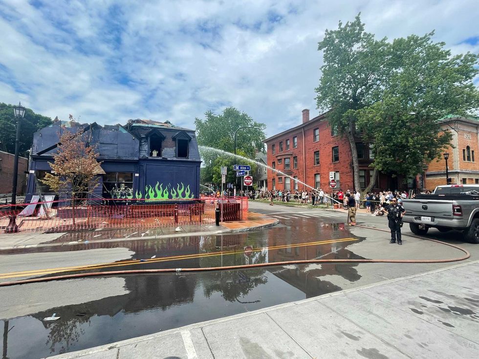 Demolition of The Old Pink in Buffalo
