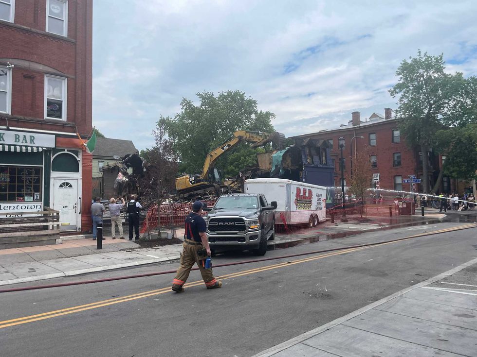 Demolition of The Old Pink in Buffalo