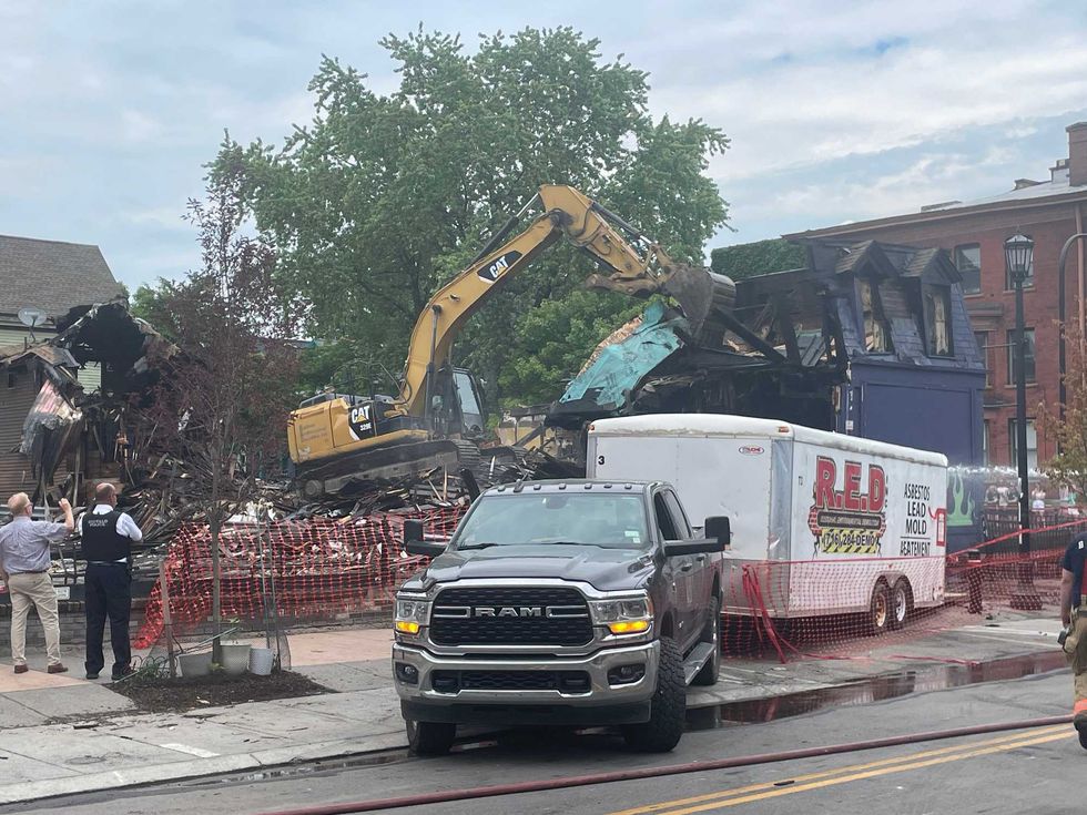Demolition of The Old Pink in Buffalo