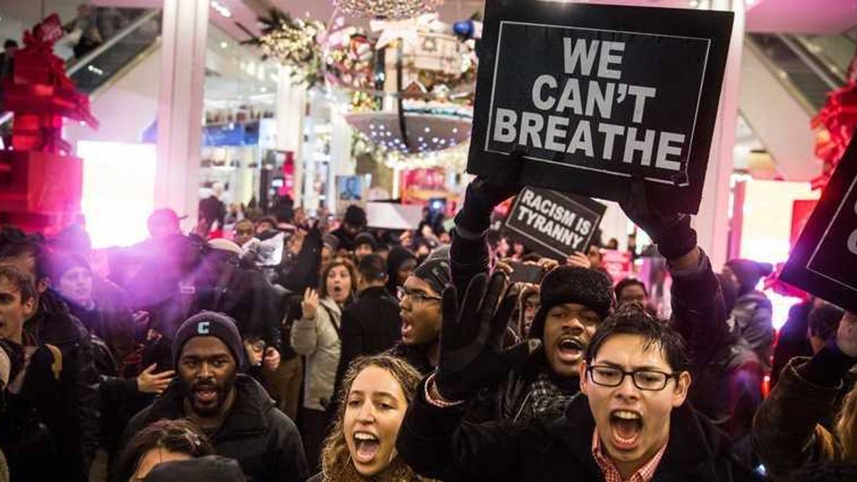 Demonstration following the death of Eric Garner.
