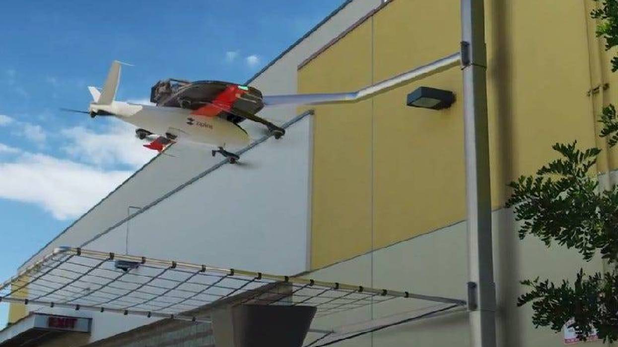 Demonstration of drone delivery