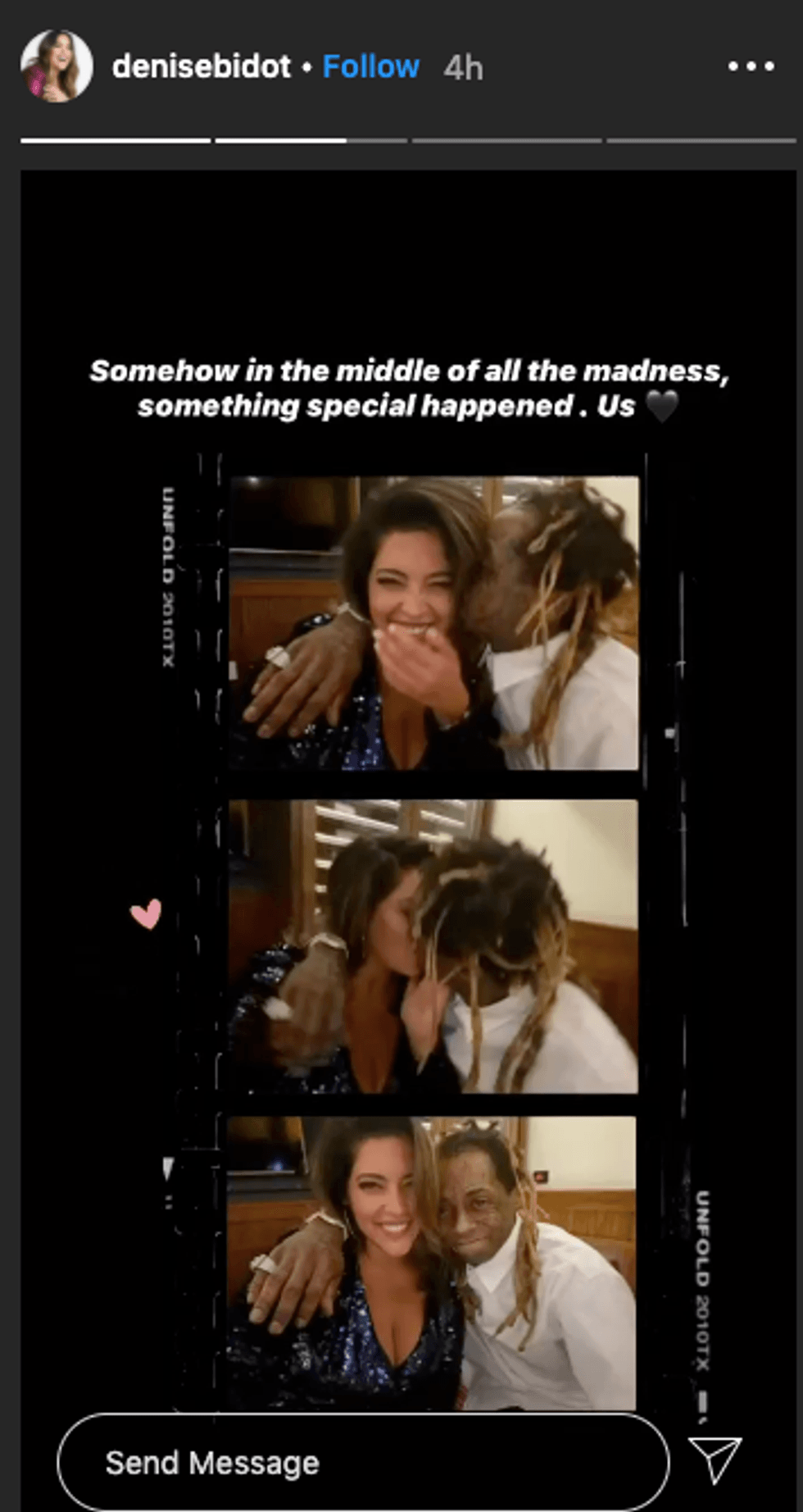 Denise Bidot and Lil Wayne