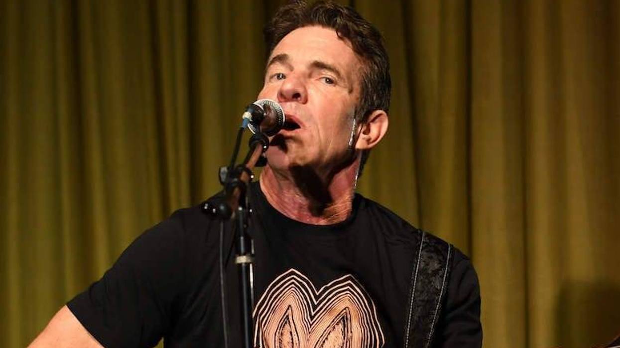 Dennis Quaid, Singing, Guitar, Dennis Quaid and the Sharks, Album Release Party, 2018