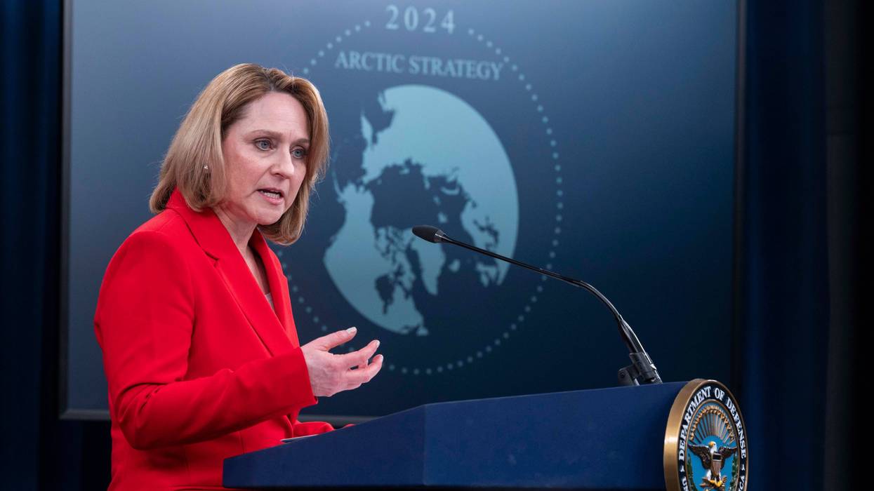 Deputy Secretary of Defense Kathleen Hicks announces the Pentagon's new Arctic Strategy