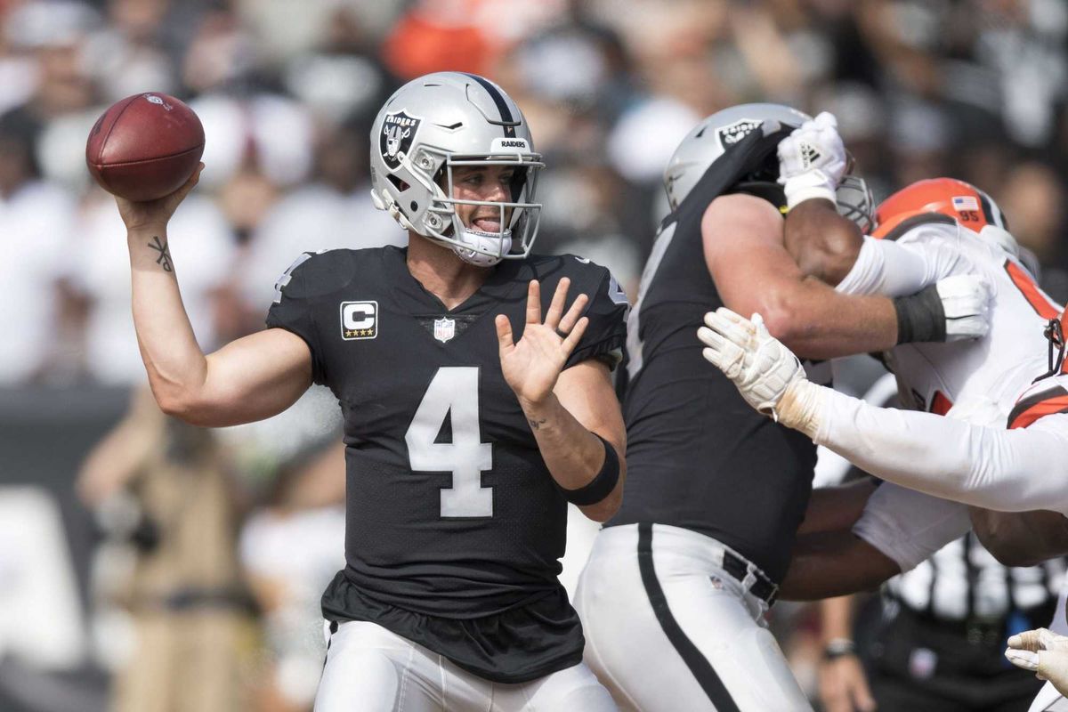 Derek Carr Oakland Raiders Cleveland Browns