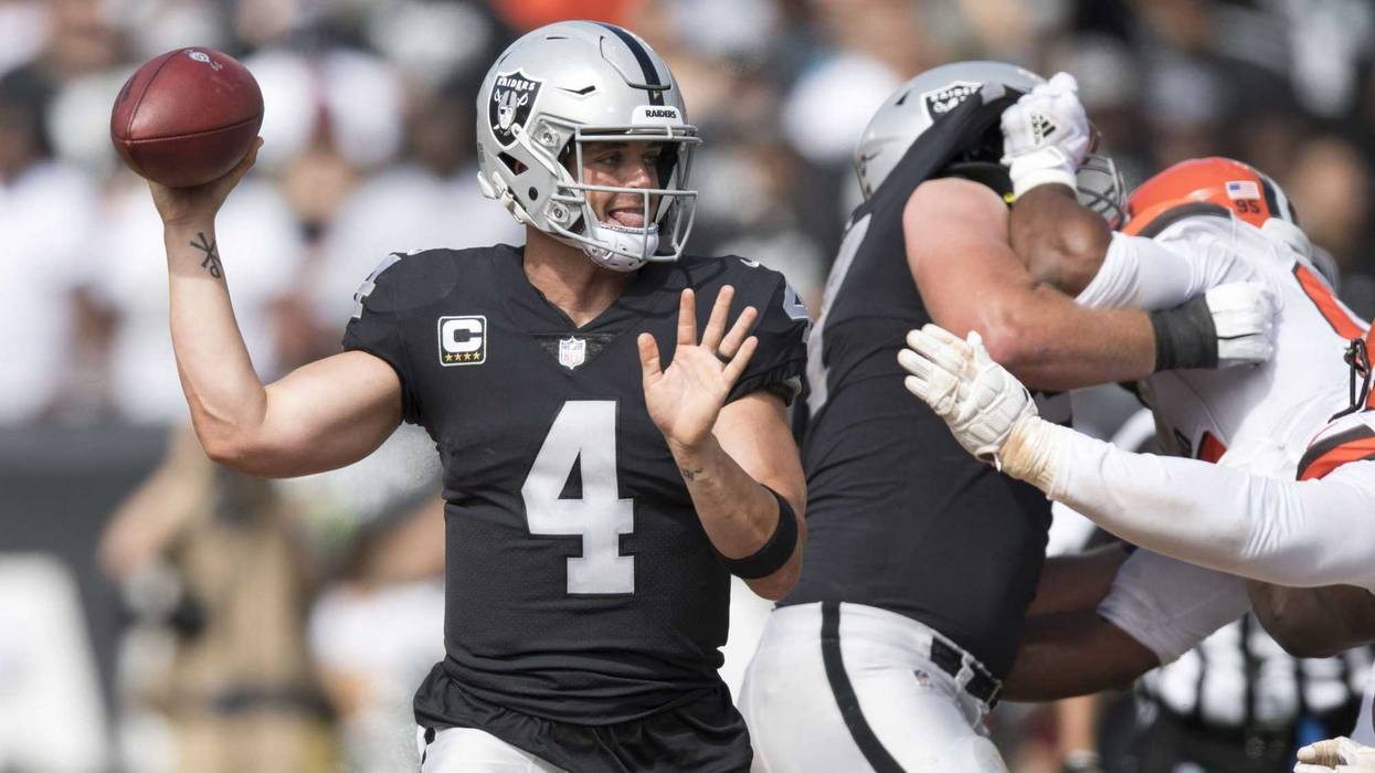 Derek Carr Oakland Raiders Cleveland Browns