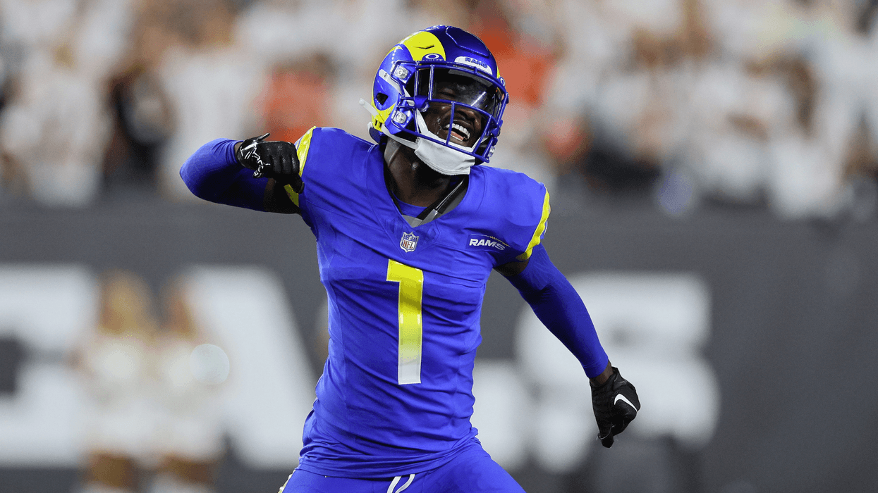 Derion Kendrick #1of the Los Angeles Rams against the Cincinnati Bengals at Paycor Stadium on September 25, 2023 in Cincinnati, Ohio.