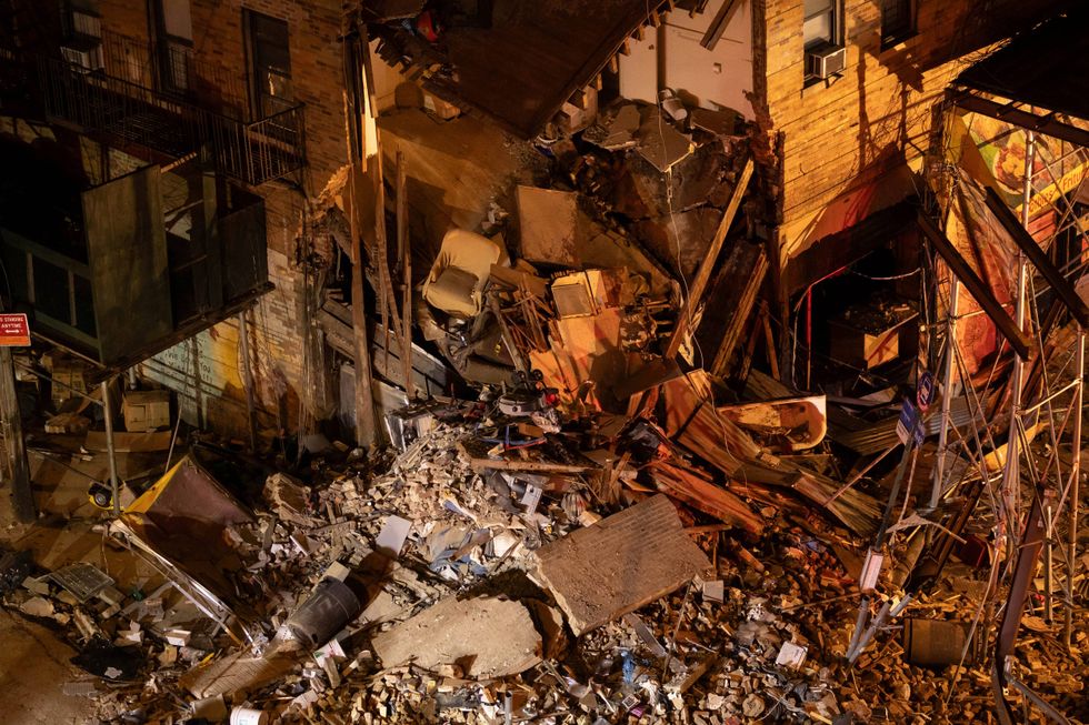 Derrumbe edificio Bronx
