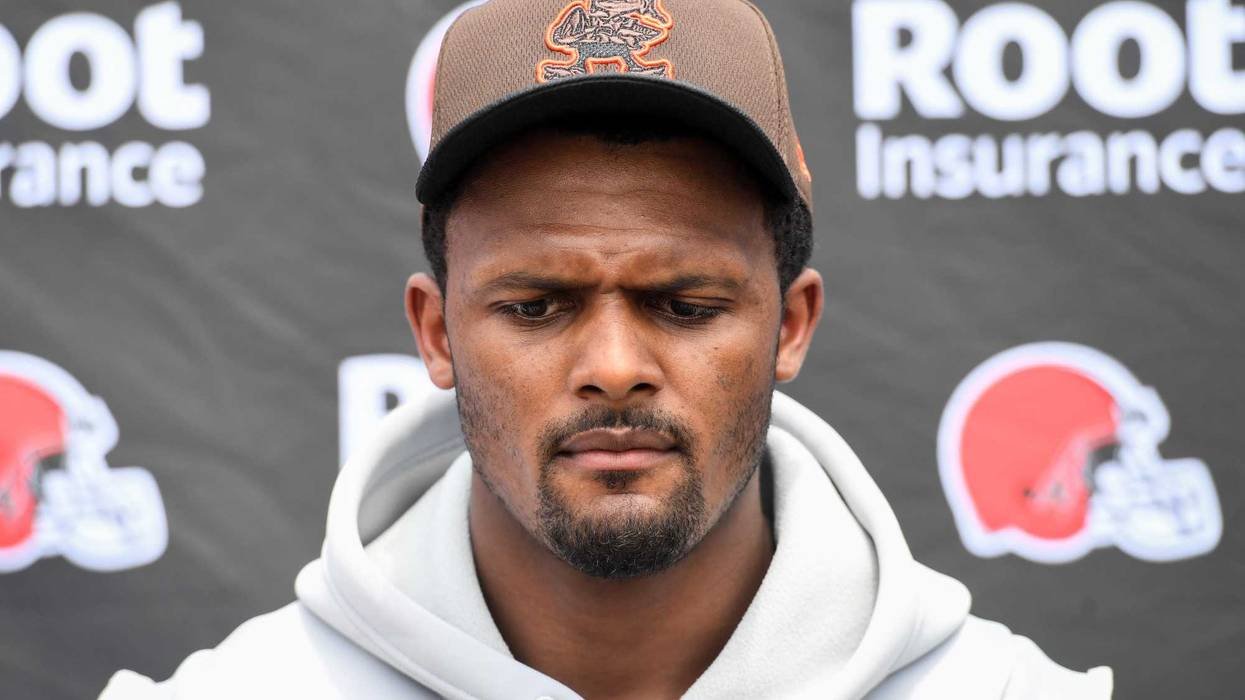 Deshaun Watson speaks to the media after Browns minicamp.