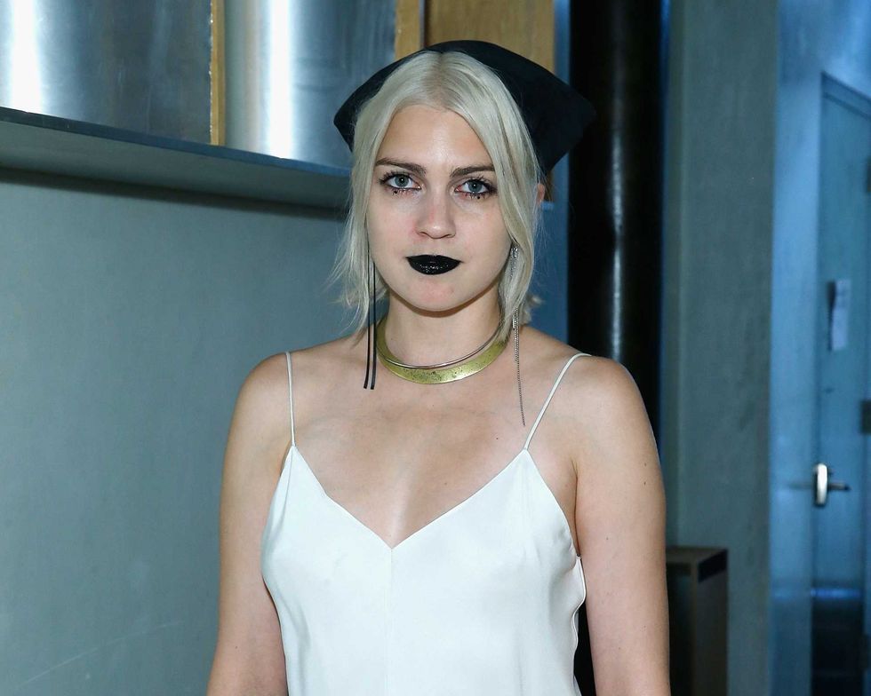 Designer Katie Gallagher poses during the Katie Gallagher presentation during New York Fashion Week on Sept. 8, 2017 in New York City