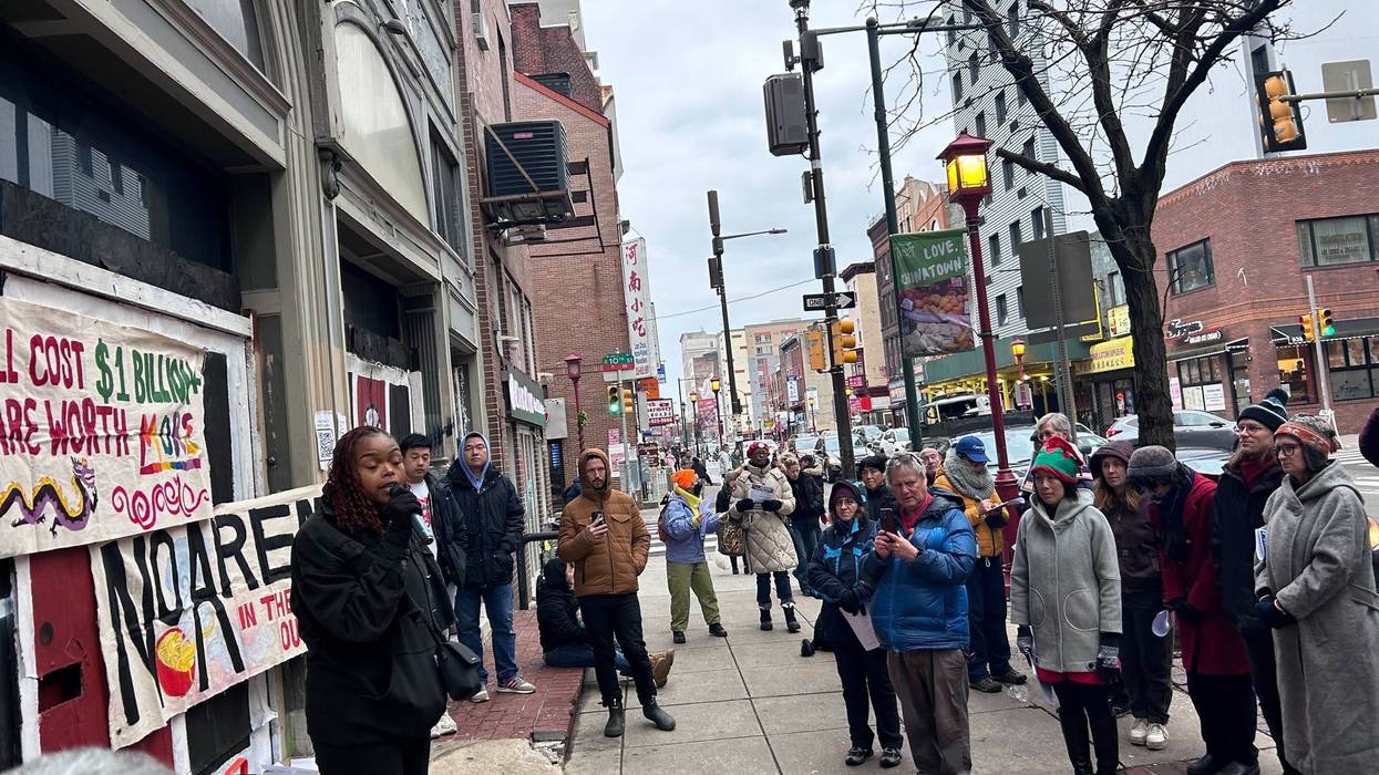 Despite City Council approval, Chinatown group sings out against 76ers arena with spin on Christmas carols