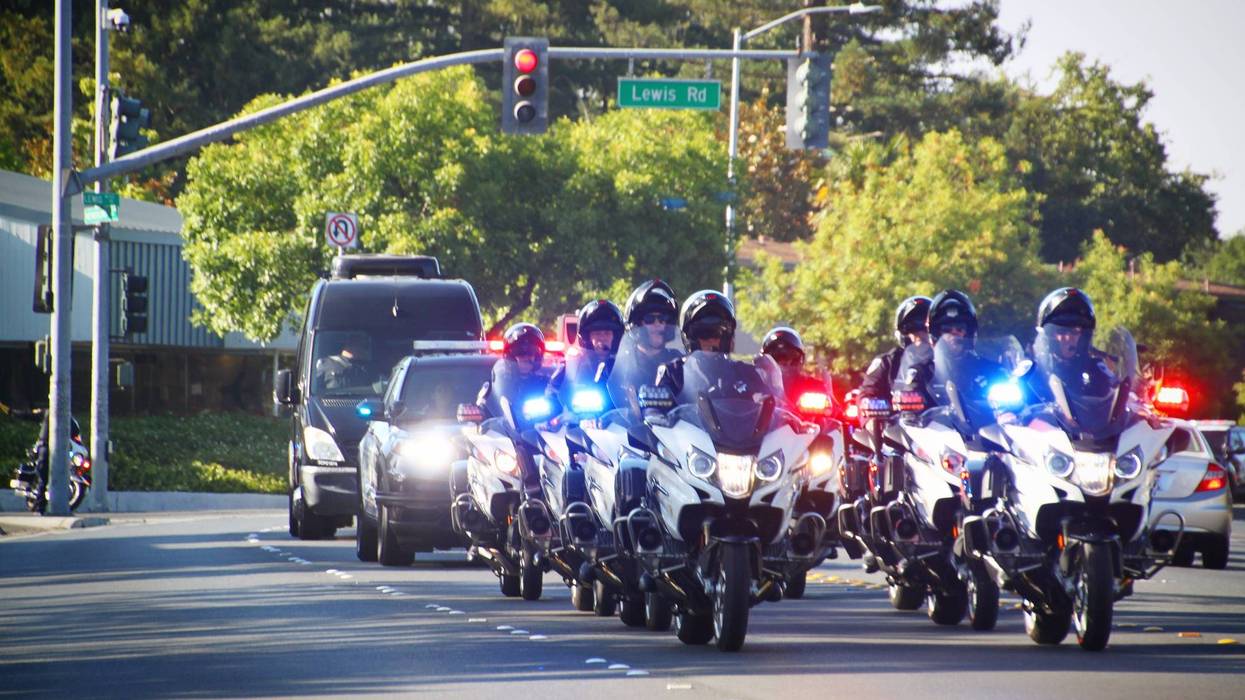 Det. Marylou Armer was the first California officer to die of COVID-19 complications last year, but the official service was delayed unti after the state relaxed coronavirus restrictions last month.