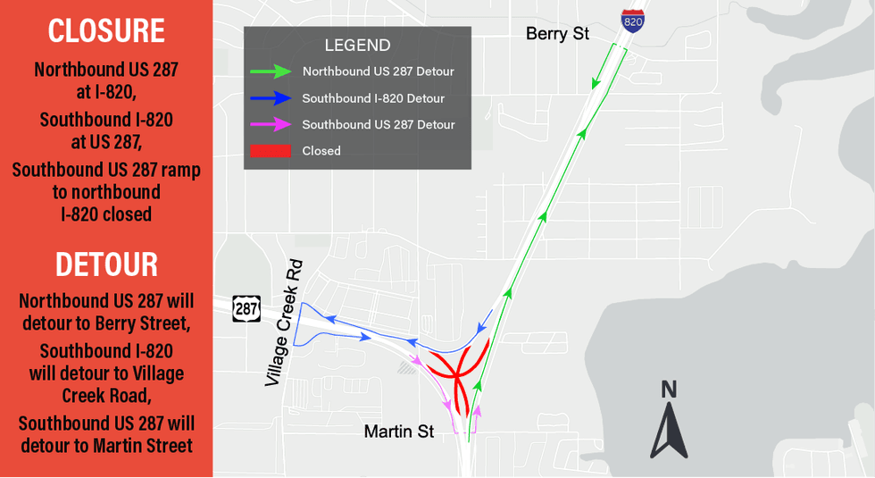 detour map