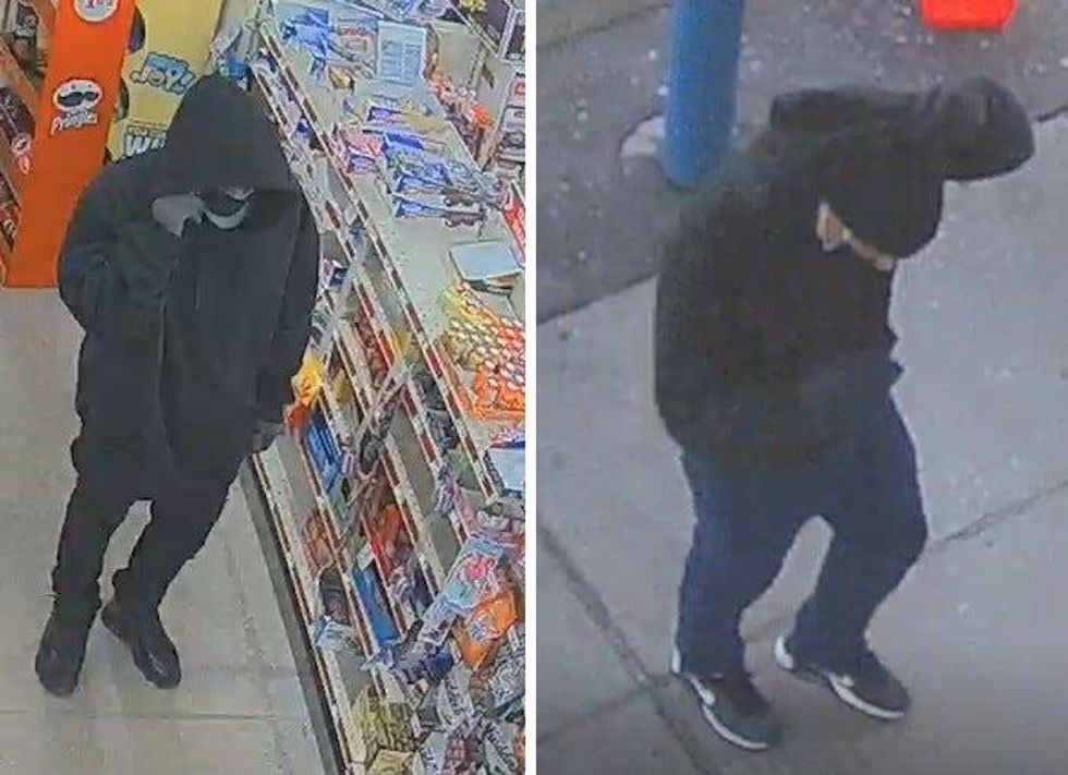Detroit dollar store robbery suspect.