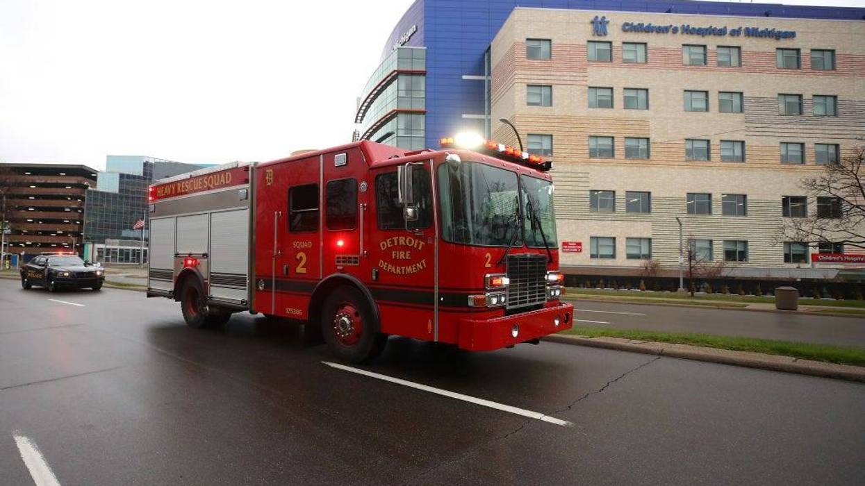 Detroit fire truck