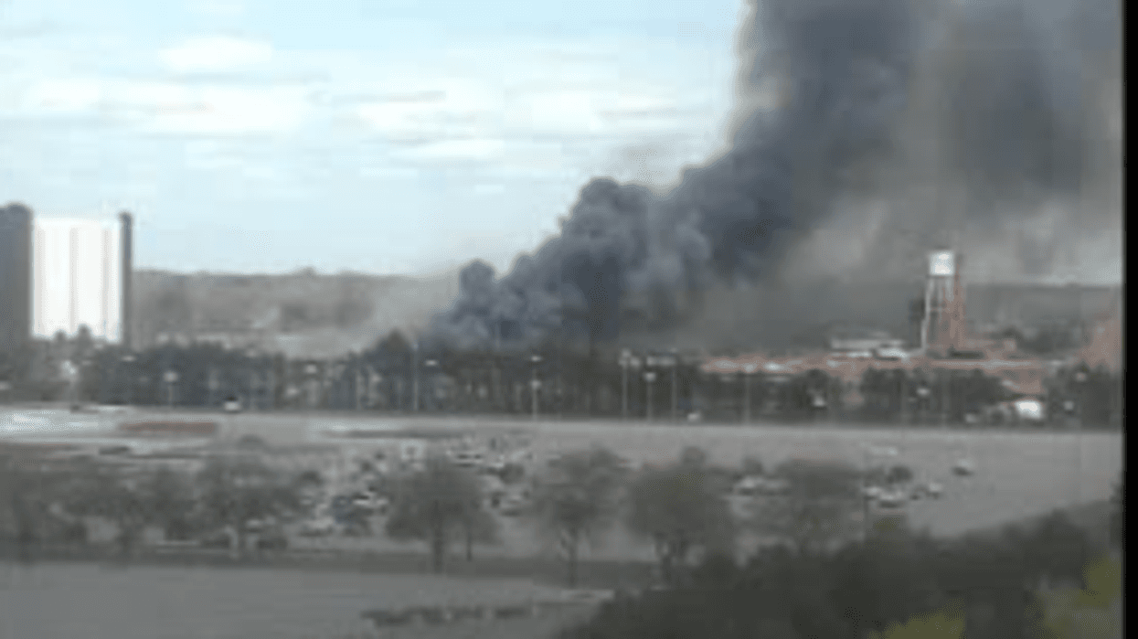 Detroit junkyard fire