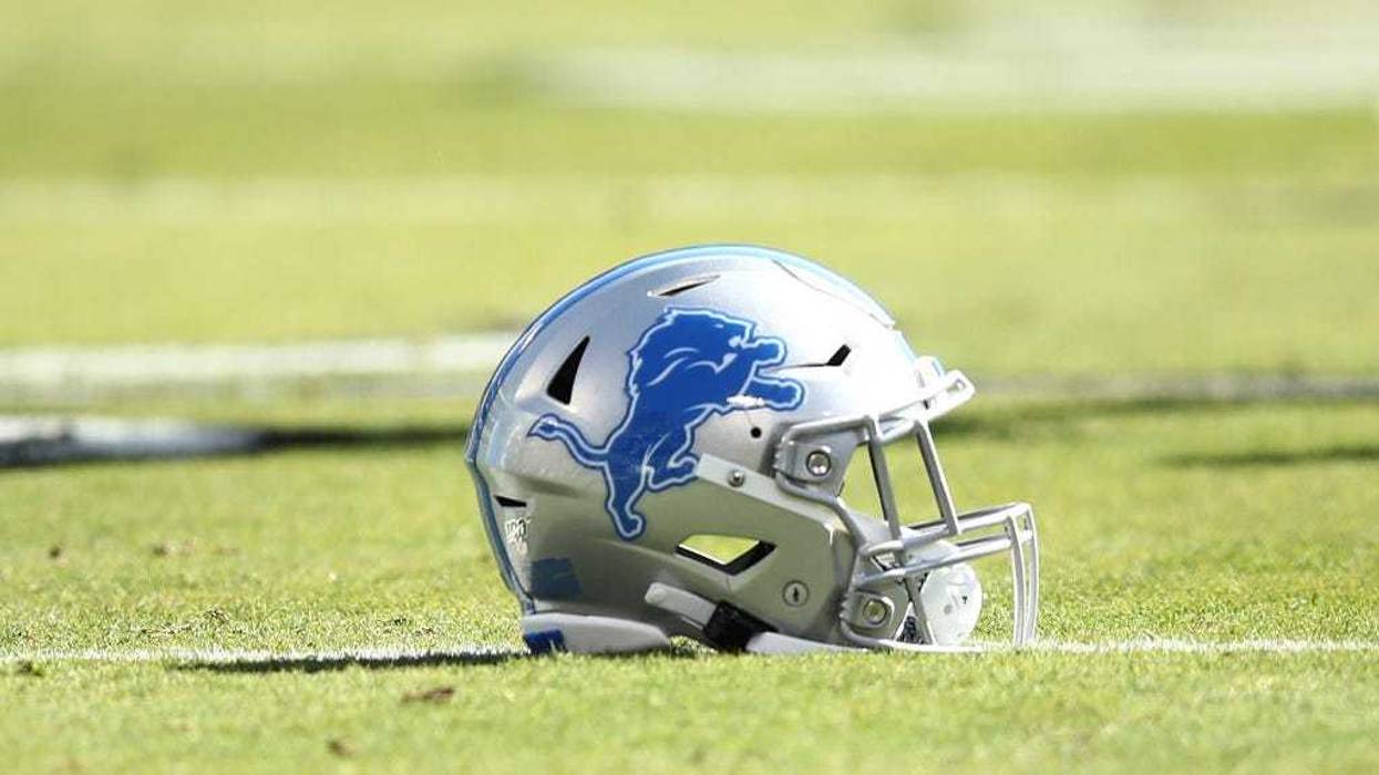 Detroit Lions helmet