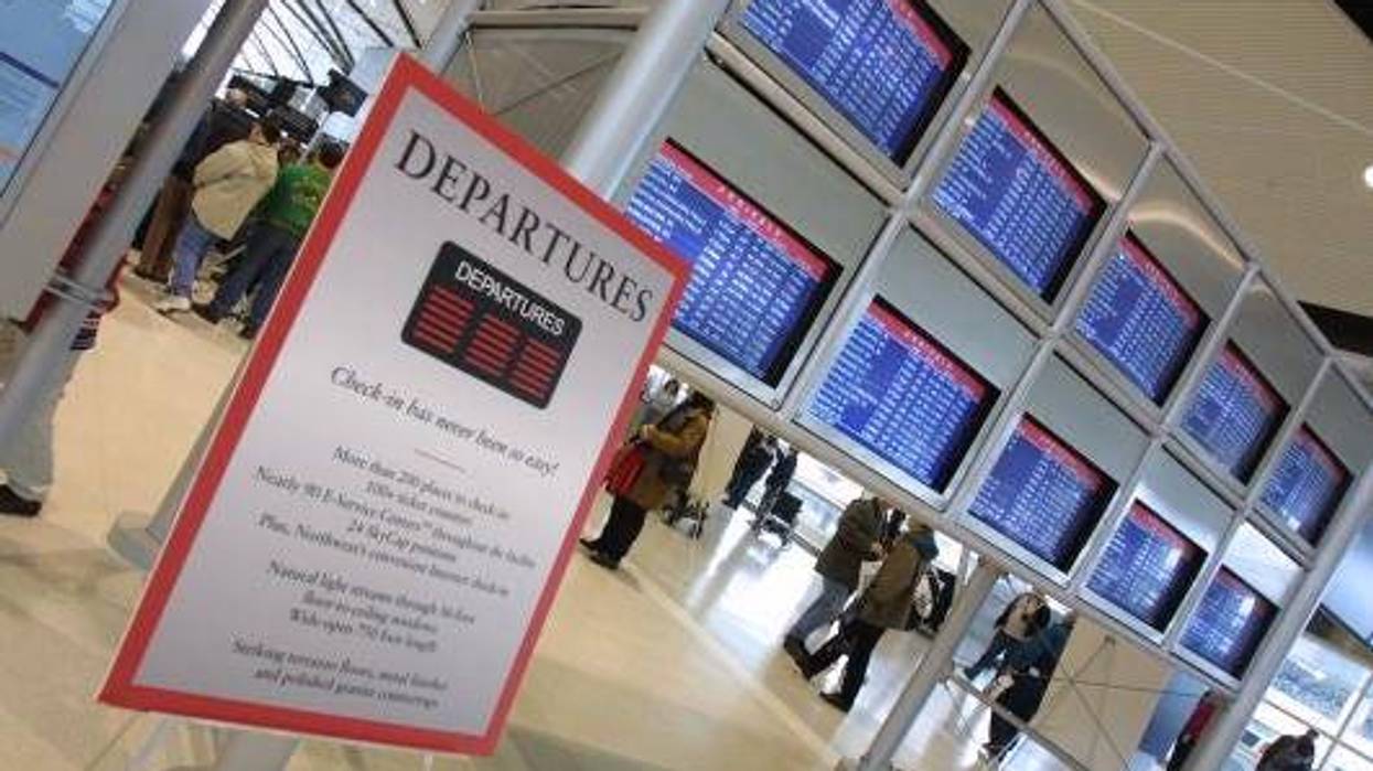 Detroit Metro departures
