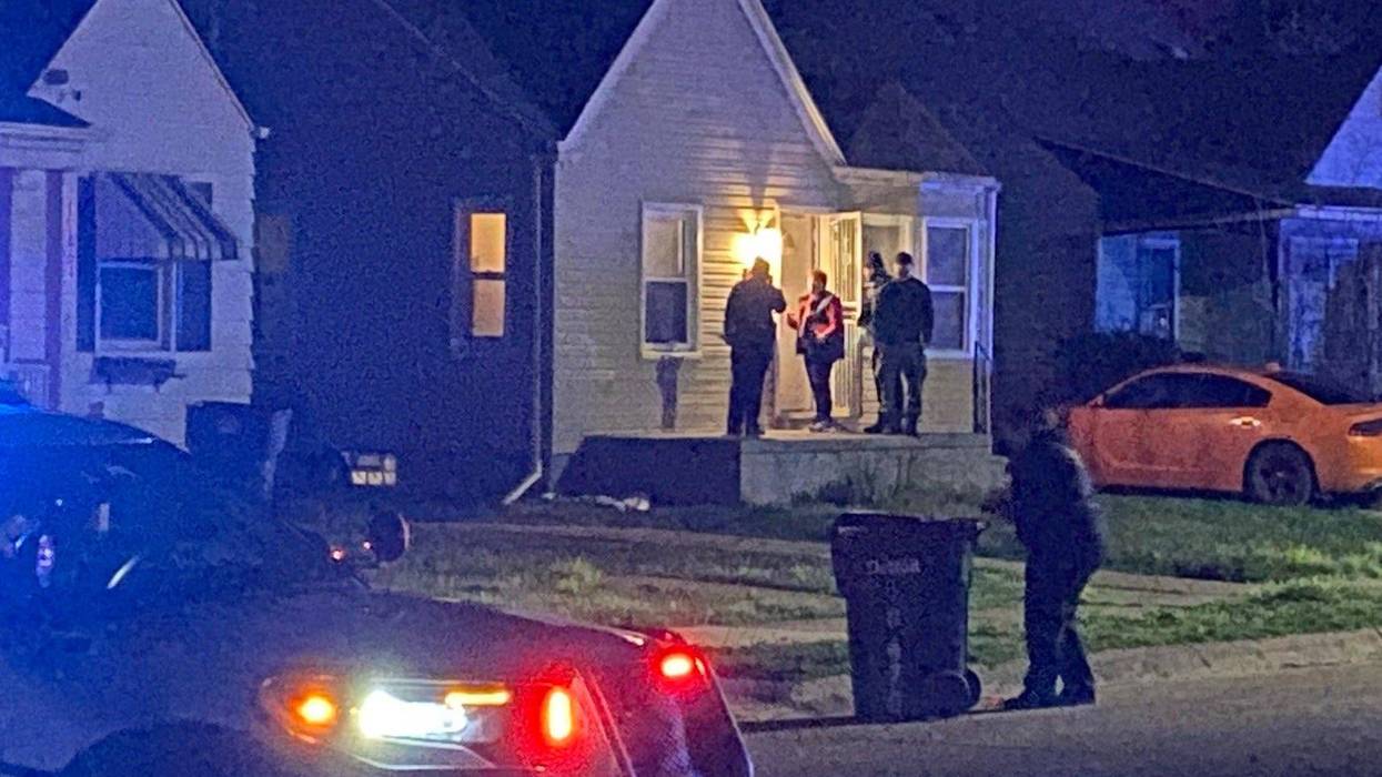 Detroit police at scene