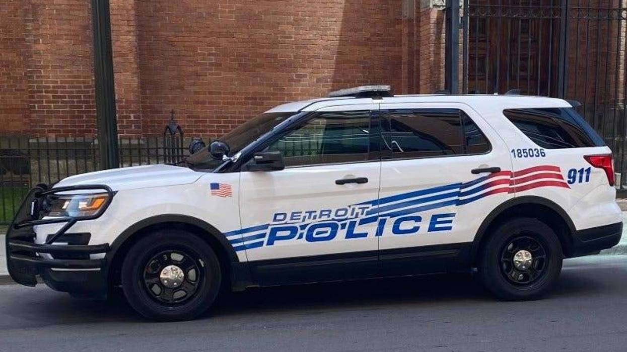 Detroit police SUV