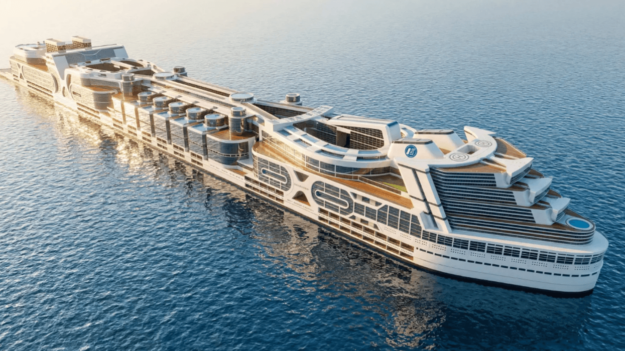 Developers are pushing forward with renewed plans for the Freedom Ship, a proposed mile-long floating city that could eventually house up to 80,000 people and continuously circle the globe.