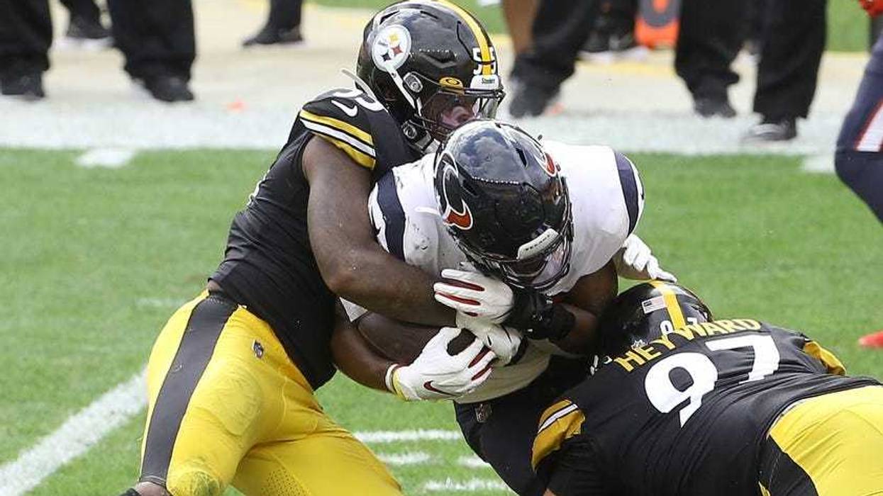 Devin Bush and Cam Heyward