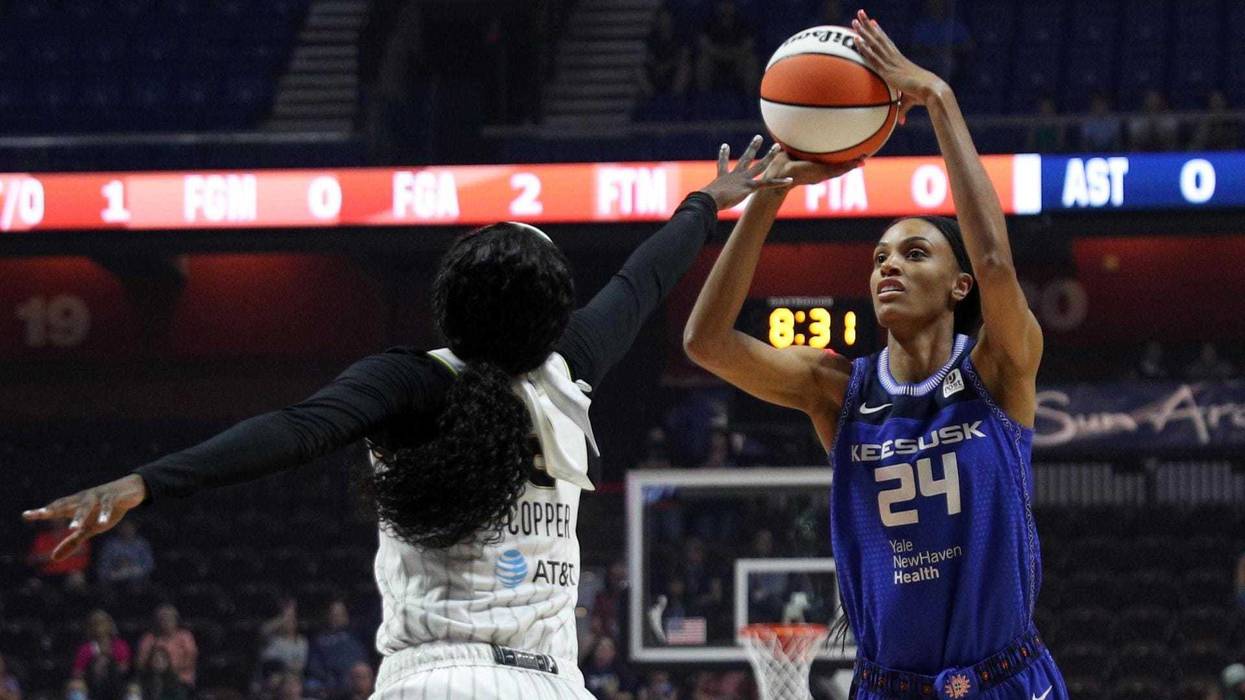 DeWanna Bonner of the Connecticut Sun.