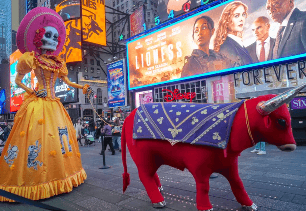 dia de los muertos times square
