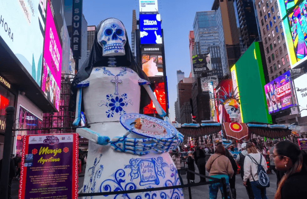 dia de los muertos times square