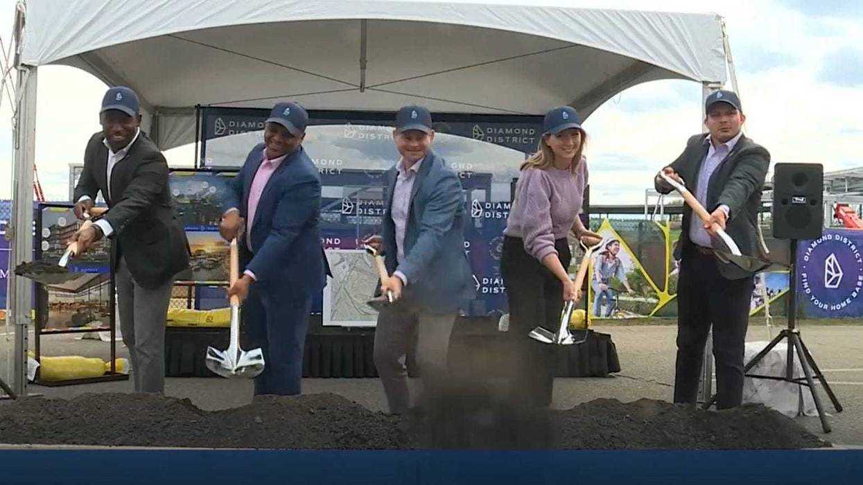 Diamond District groundbreaking ceremony