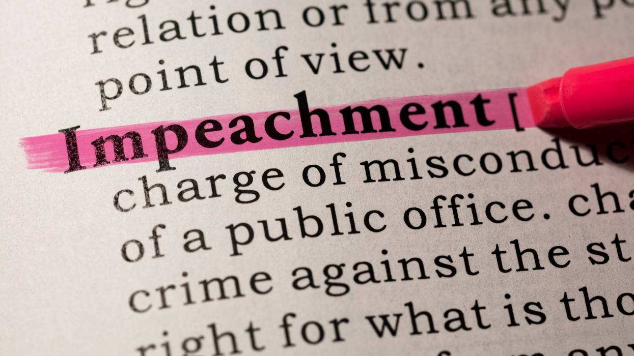 Dictionary definition of impeachment