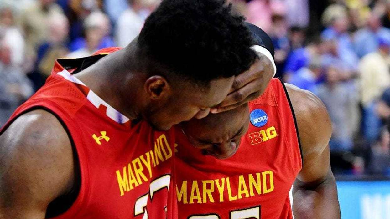 Did LSU get away with a travel to beat Maryland in March Madness?