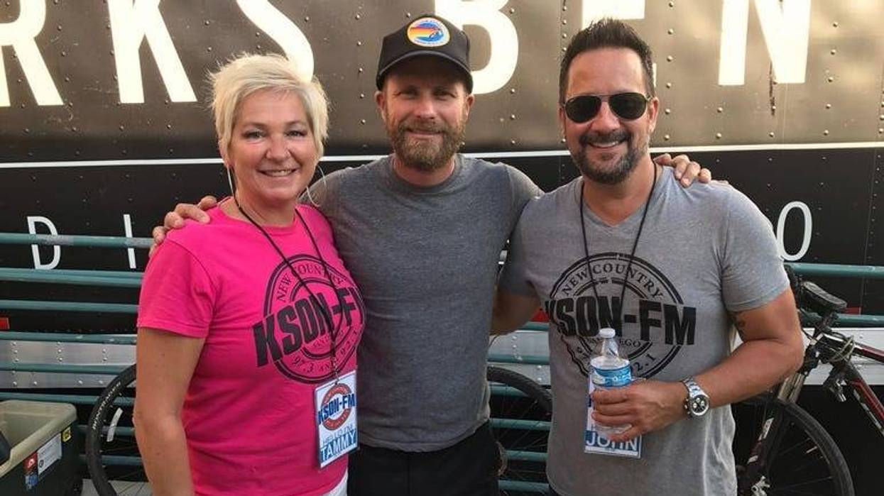 Dierks with John and Tammy