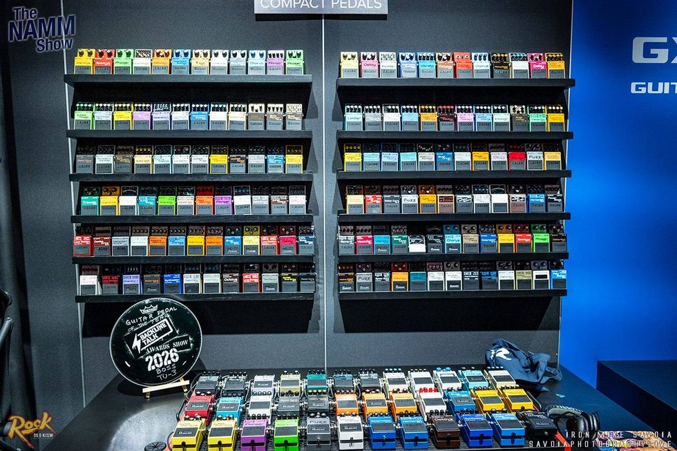 Digitech DOD guitar pedals - NAMM Show - Anaheim, CA Convention Center 1/24/26