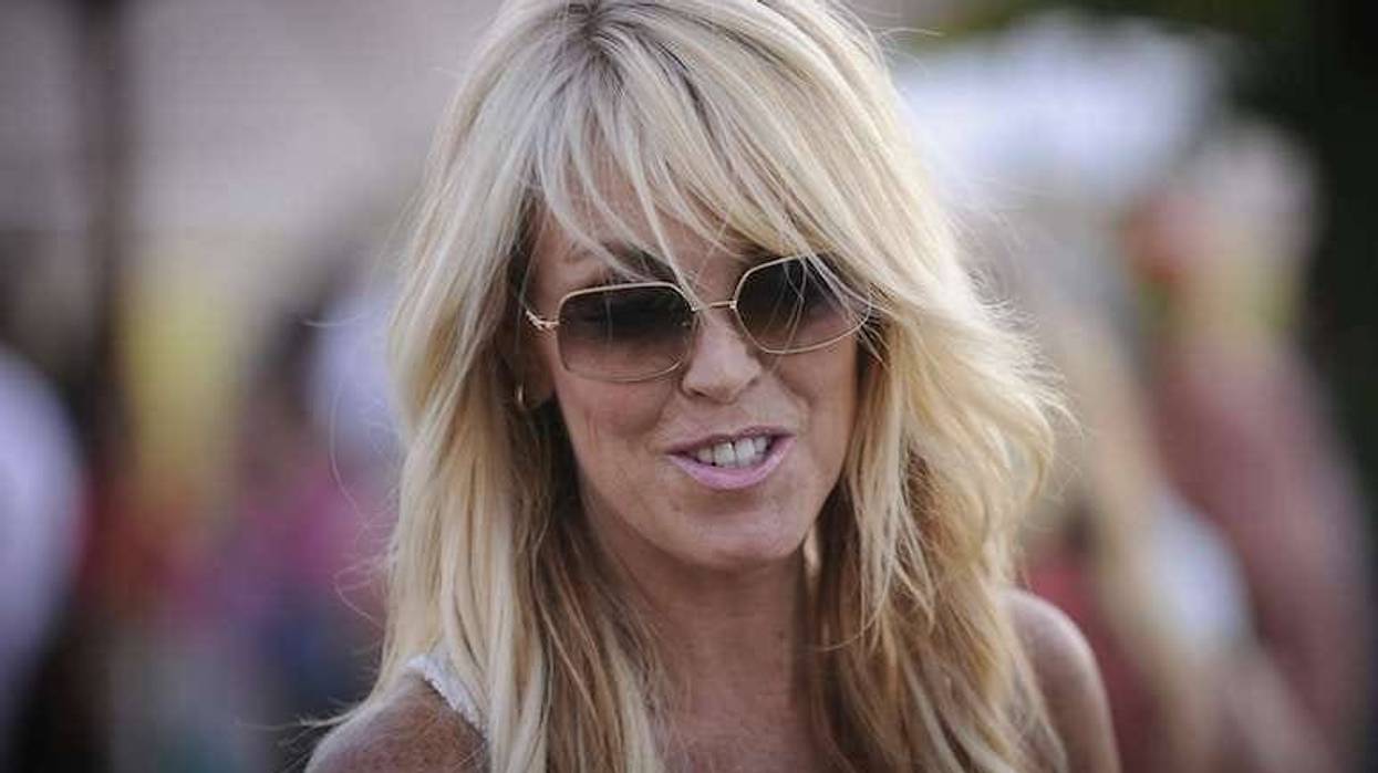 Dina Lohan, Sunglasses, Nathaniel Christan's Hamptons Ferrari Rally, 2011