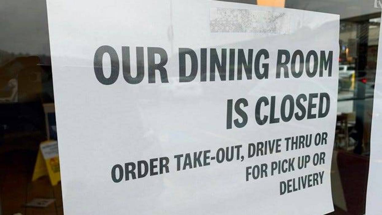 dining room closed