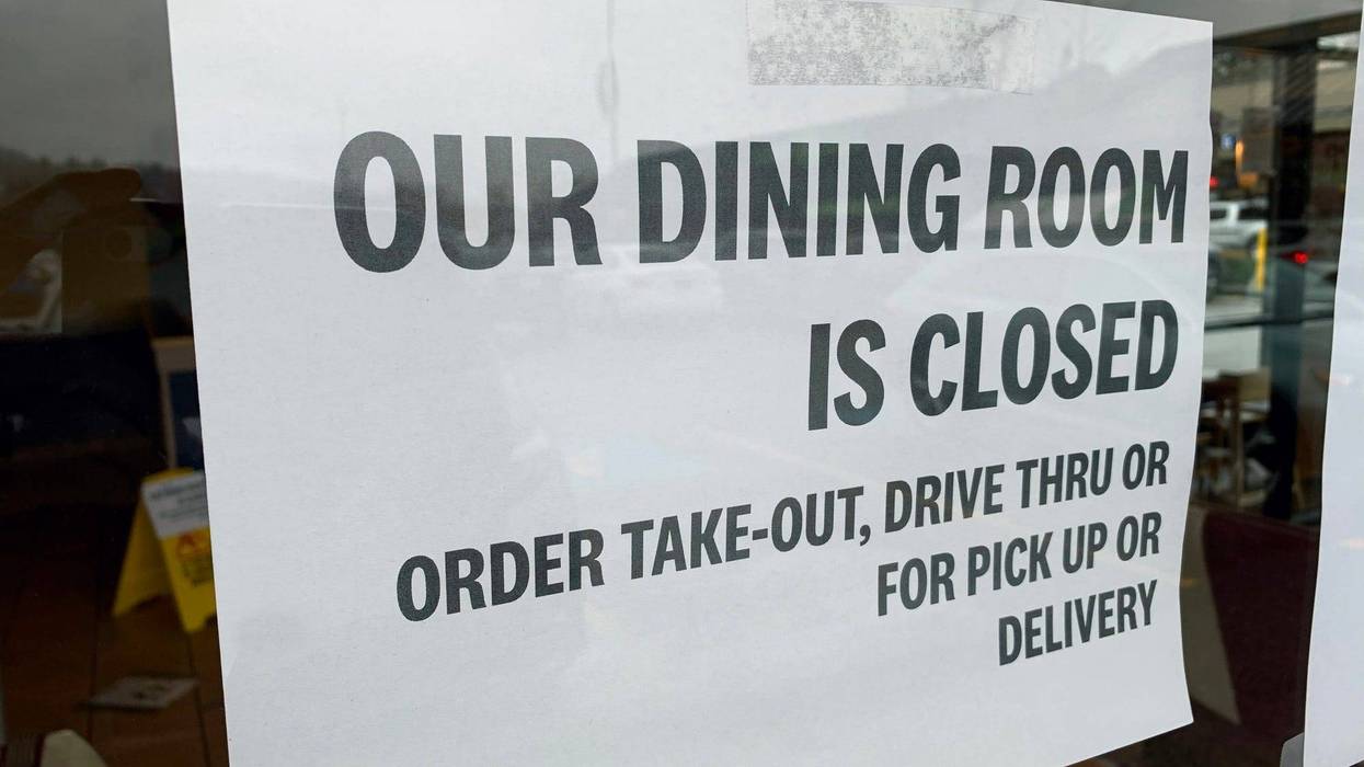 Dining room closed