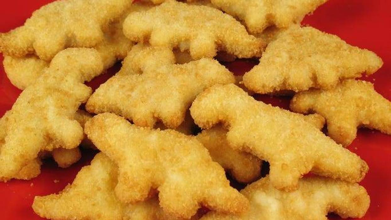 Dino Shaped Chicken Nuggets