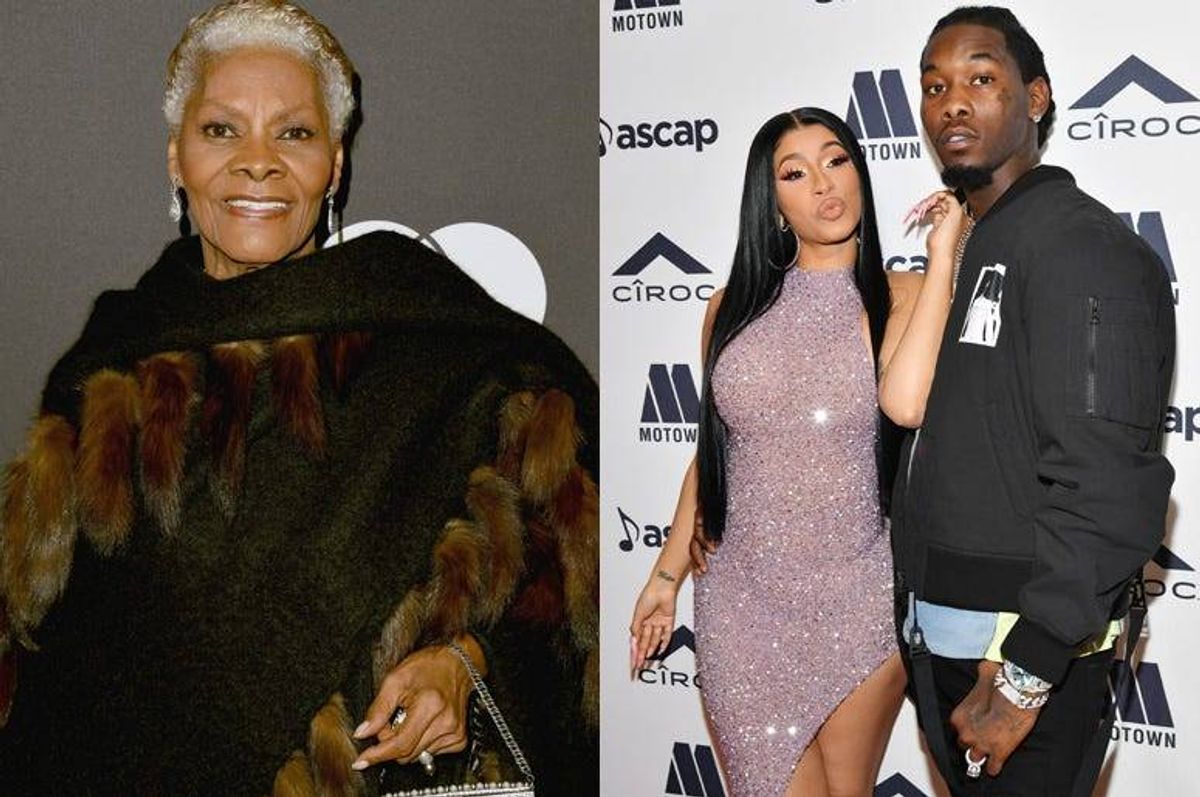 Dionne Warwick, Cardi B and Offset