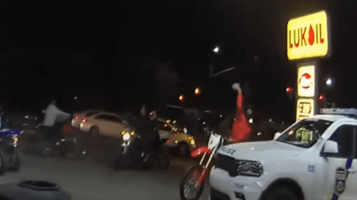 Dirt biker wanted for assault on police