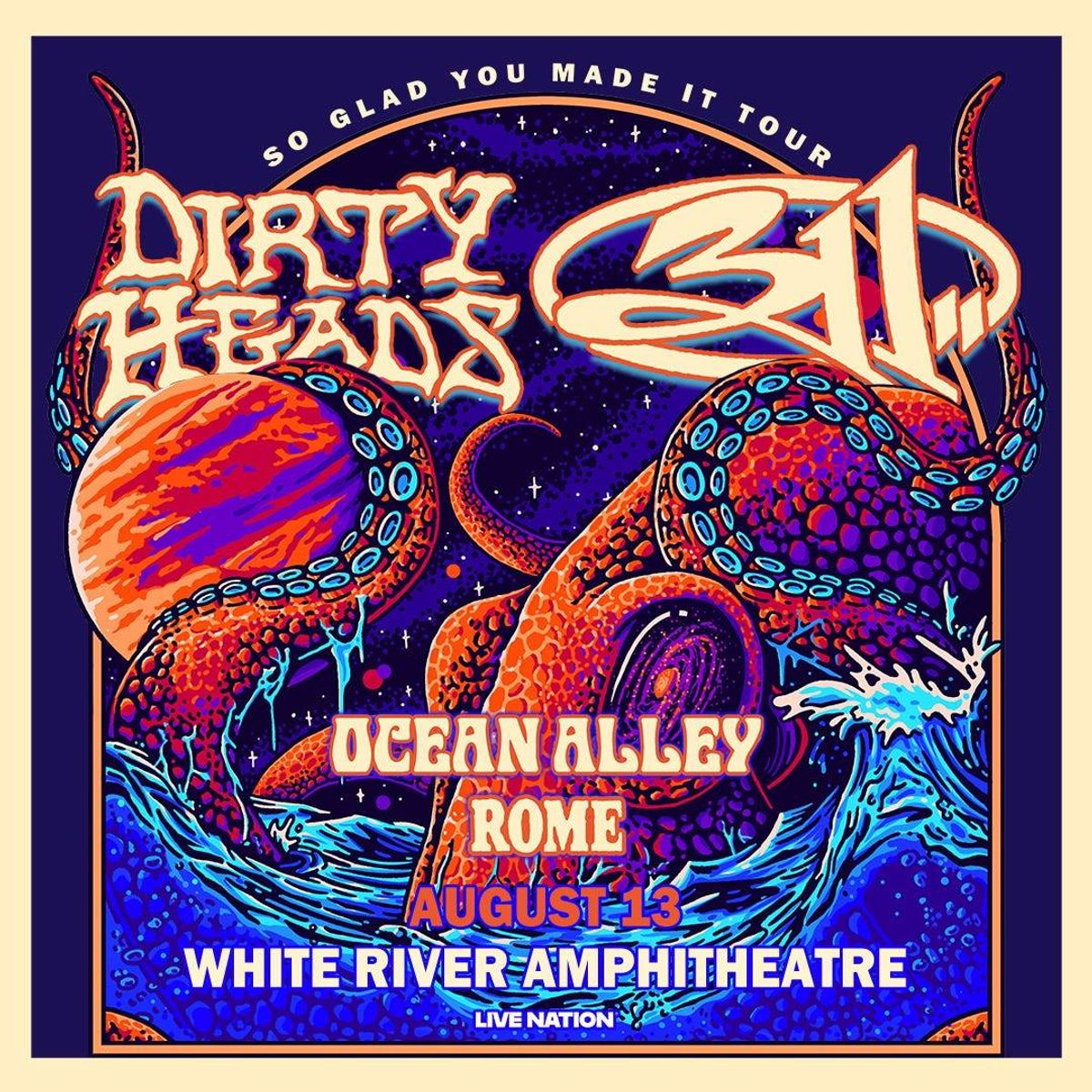 Dirty Heads and 311 at White River Amphitheatre